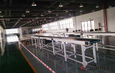 浙江吉利汽車零部件鋁合金皮帶式輸送機